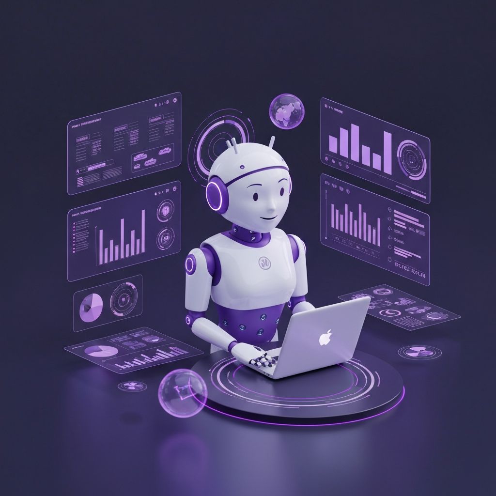 Ilustração de Tecnologia IA